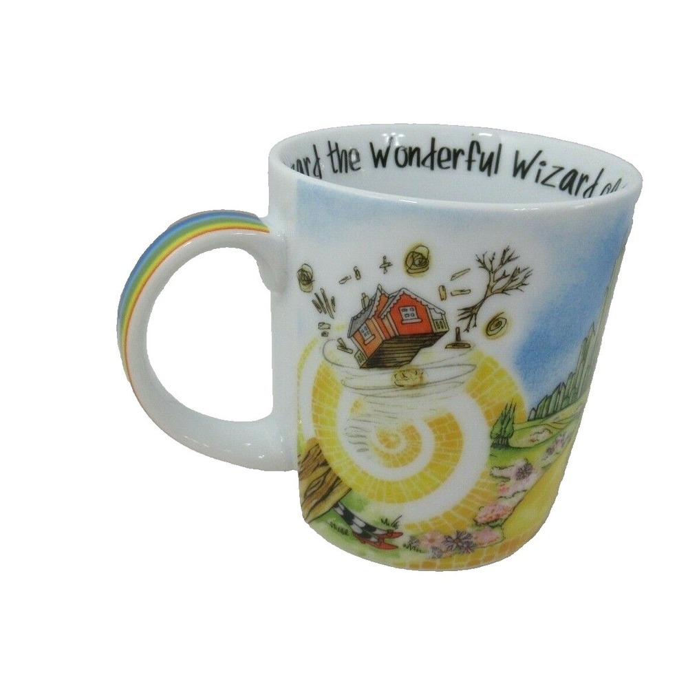 The Wizard‎ of Oz Paul Cardew coffee cup mug rainbow flying house Glinda Dorothy